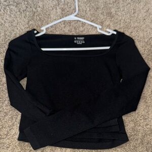 Black Long Sleeve Top